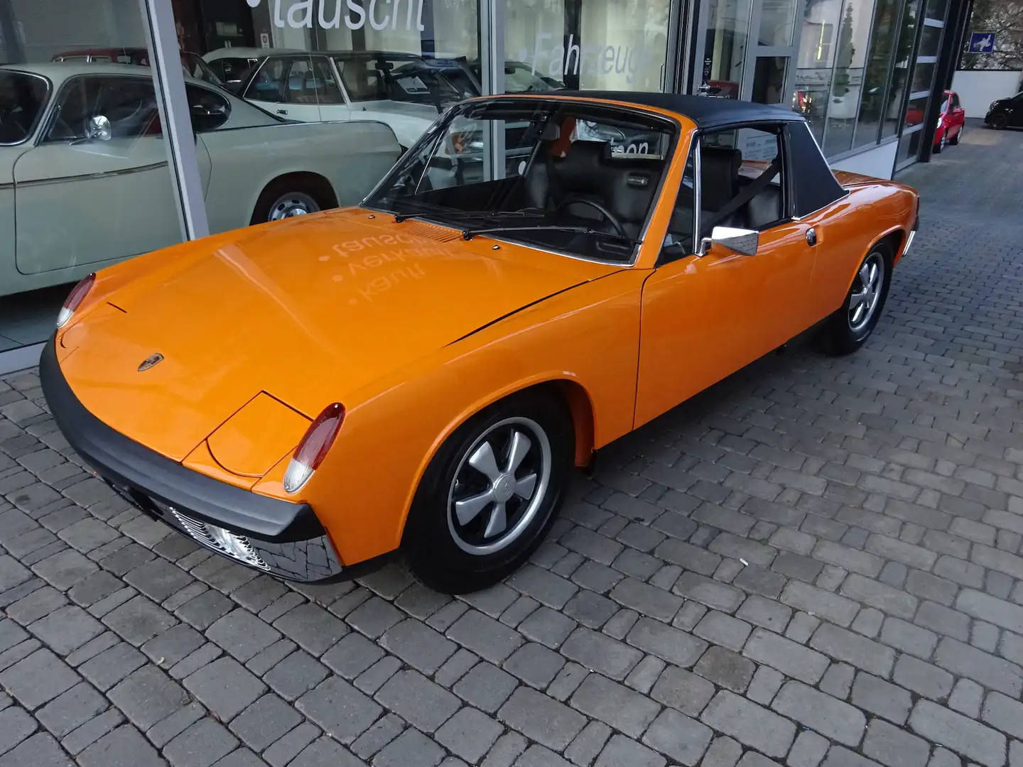 Porsche 914 /6 Neuaufbau 5.000 km seit der Restauration Orange - 2