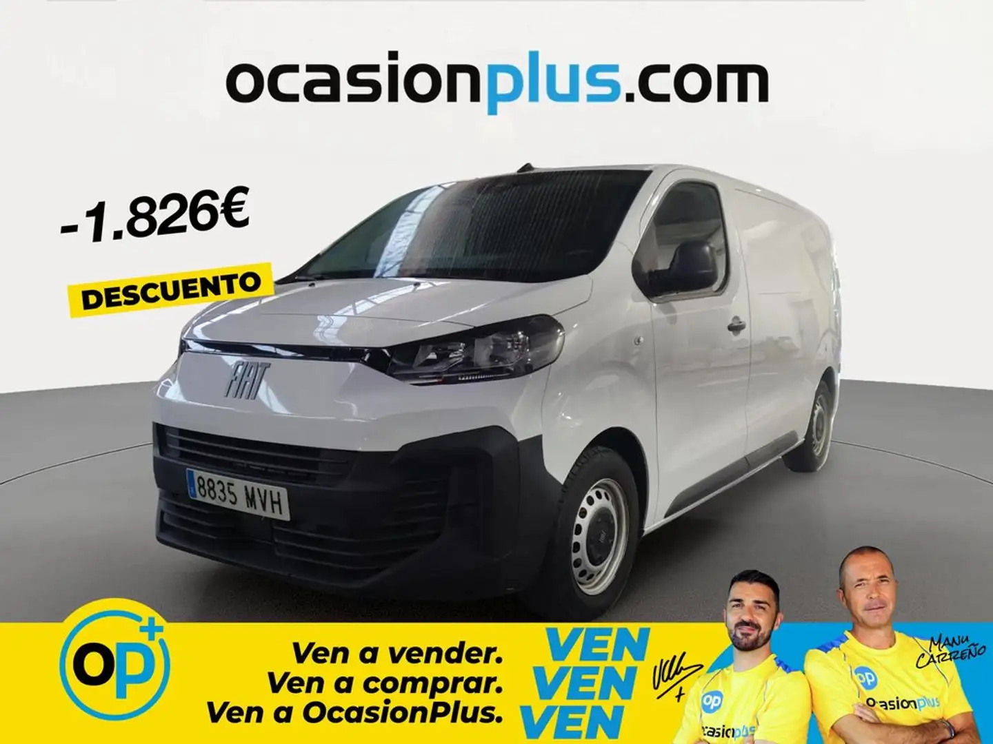 Fiat Scudo Furgón 1.5BlueHDI S&S L2 H1 88KW Blanco - 1
