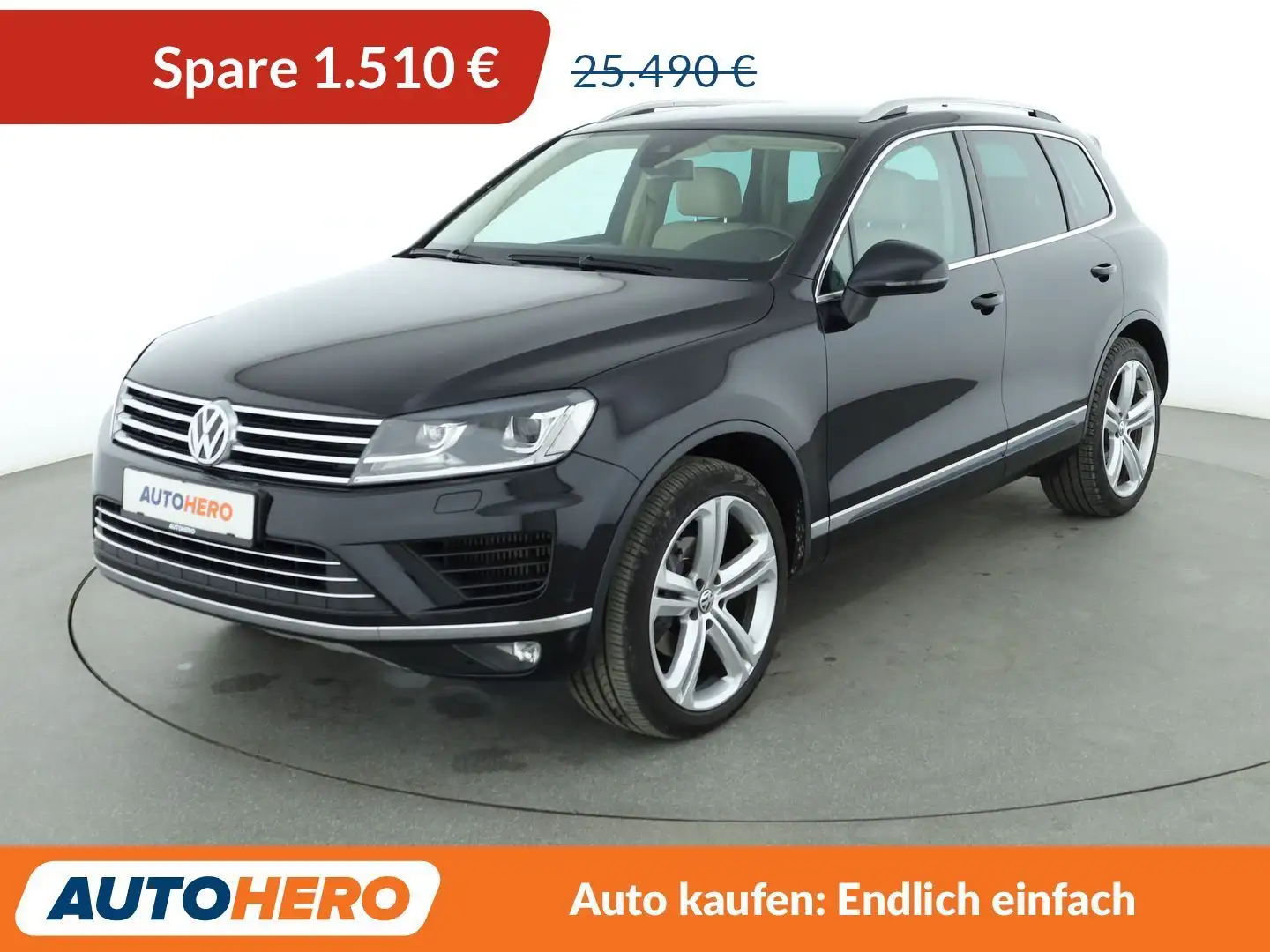 Volkswagen Touareg 3.0 V6 TDI BM Aut.*NAVI*BI-XENON*TEMPO*PDC*SHZ* Noir - 1