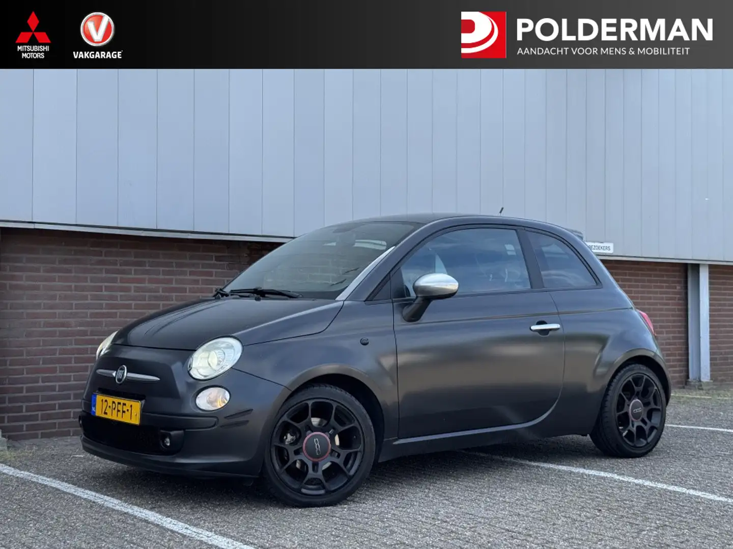 Fiat 500 0.9 TwinAir BlackJack Geel - 1