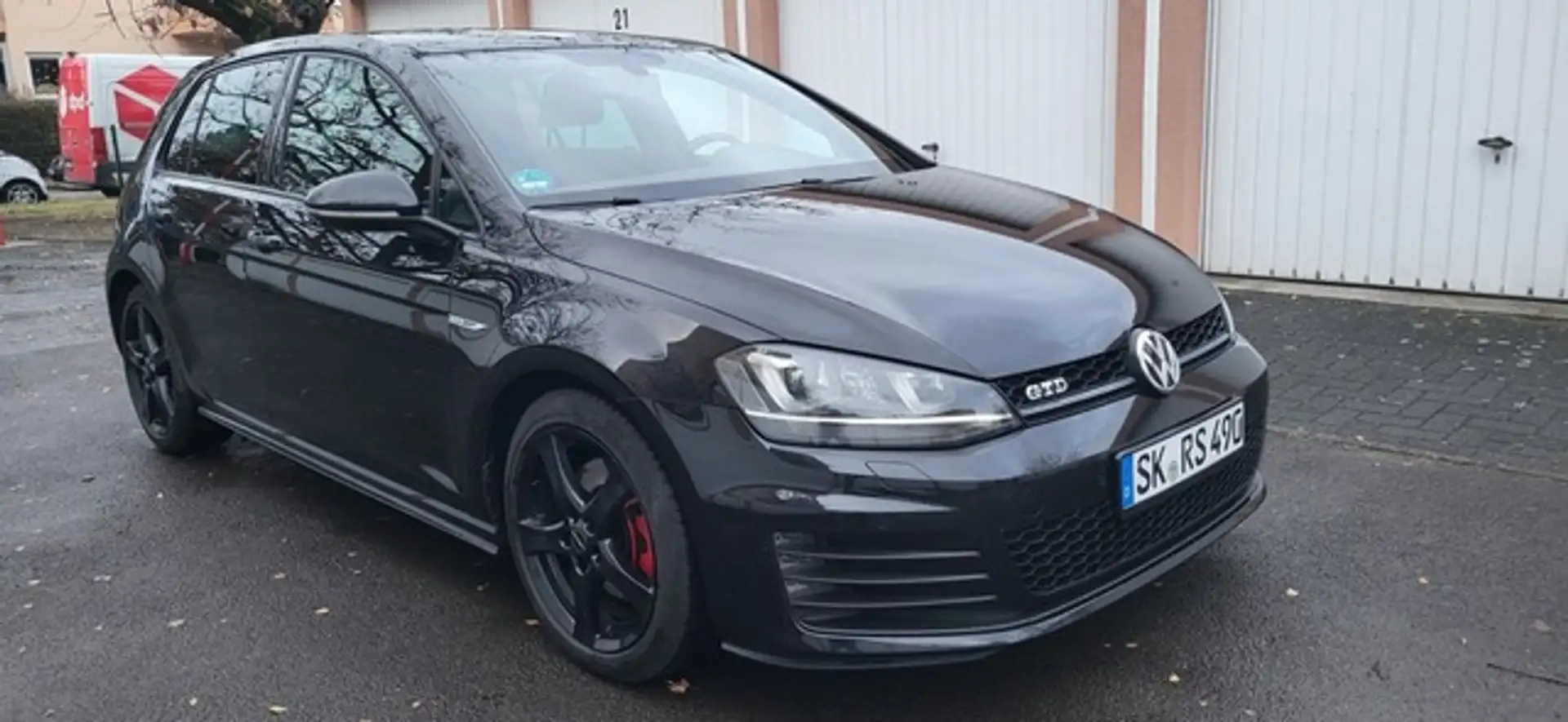 Volkswagen Golf GTD VII BMT 5-trg. TÜV neu!! Sitzheizung, unfallfrei! Noir - 1
