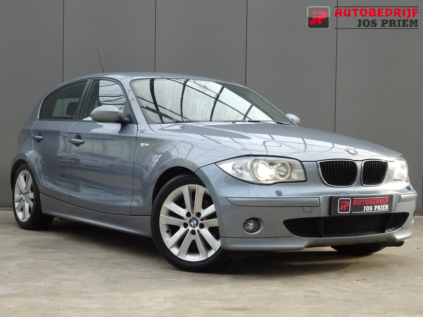 BMW 120 1-serie 120d * LEER * XENON * NETJES !! Gris - 2