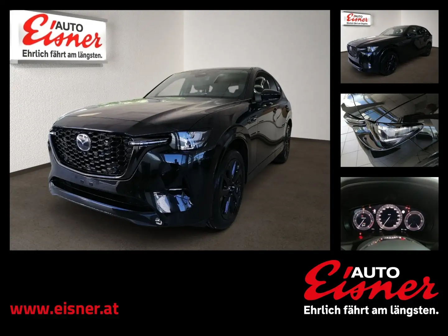 Mazda CX-60 D254 AWD HOMURA PLUS 6 Zylinder Schwarz - 1