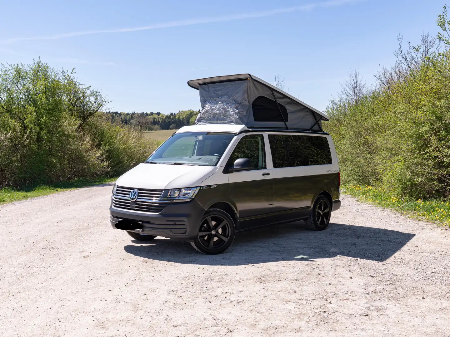 Caravans-Wohnm VW T6 Salty Blue Premium Ausbau Weiß - 1