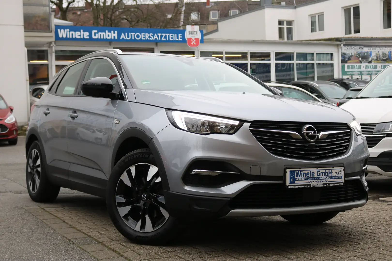 Opel Grandland X Elegance*AHK*SHZ*360*KAMERA*NAVI*KLIMAAUT*u.v.m Grau - 2