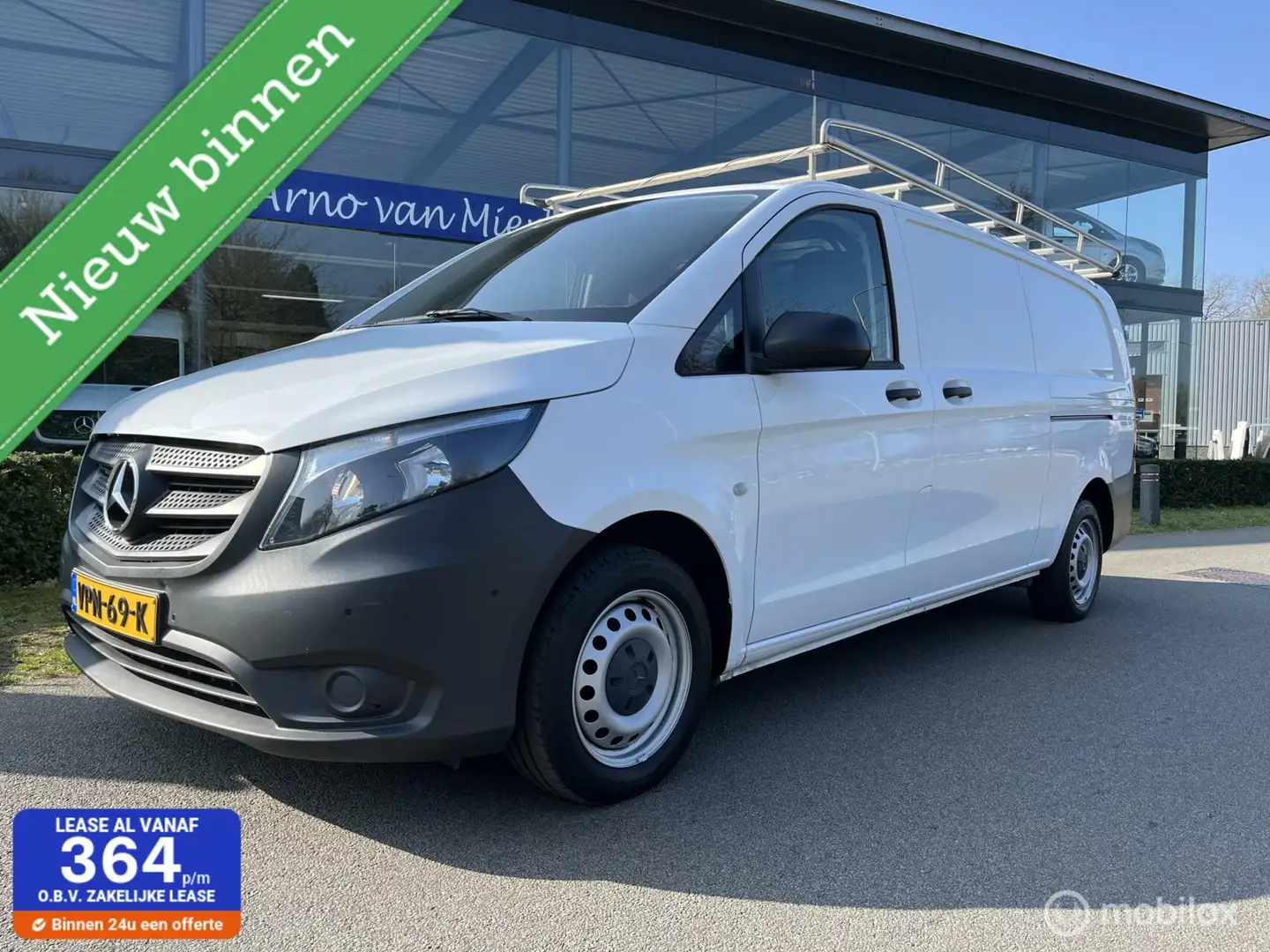 Mercedes-Benz Vito Bestel 114 CDI Extra Lang, 2 Schuifdeuren,Trekhaak Blanc - 1