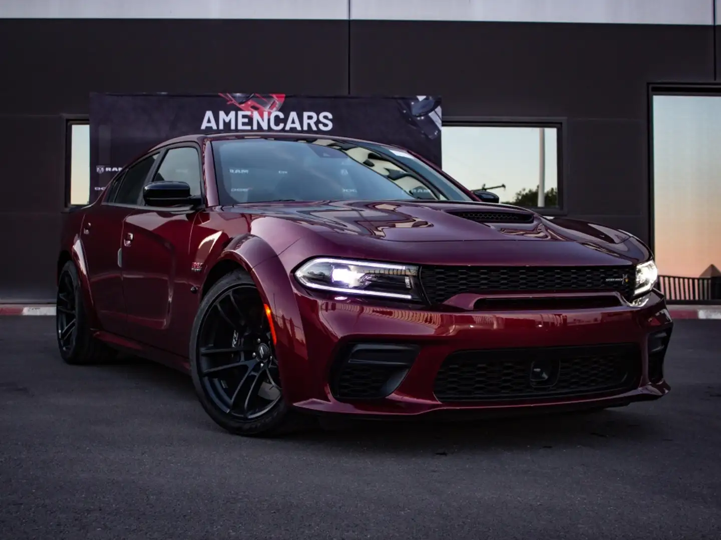Dodge Charger R/T Scat Pack Widebody 6.4 V8 SRT HEMI Burdeos - 2