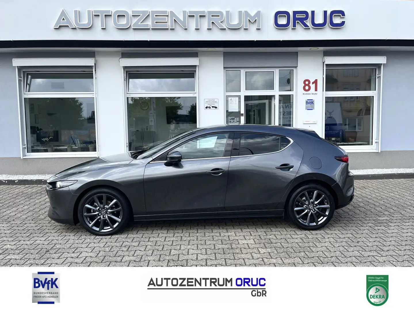 Mazda 3 2.0 SKYACTIV-G 150 Selection*LED*HUD*Navi*ACC* Gris - 1
