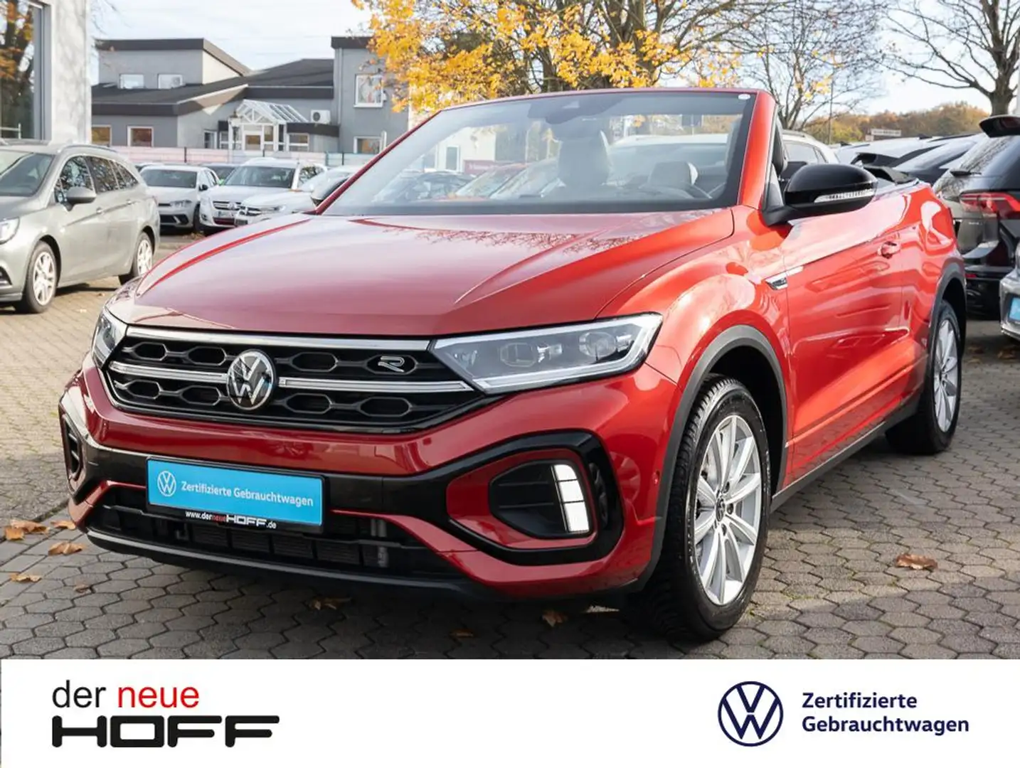 Volkswagen T-Roc Cabriolet 1.5 TSI DSG R-Line Leder Black Style AHK Rot - 1