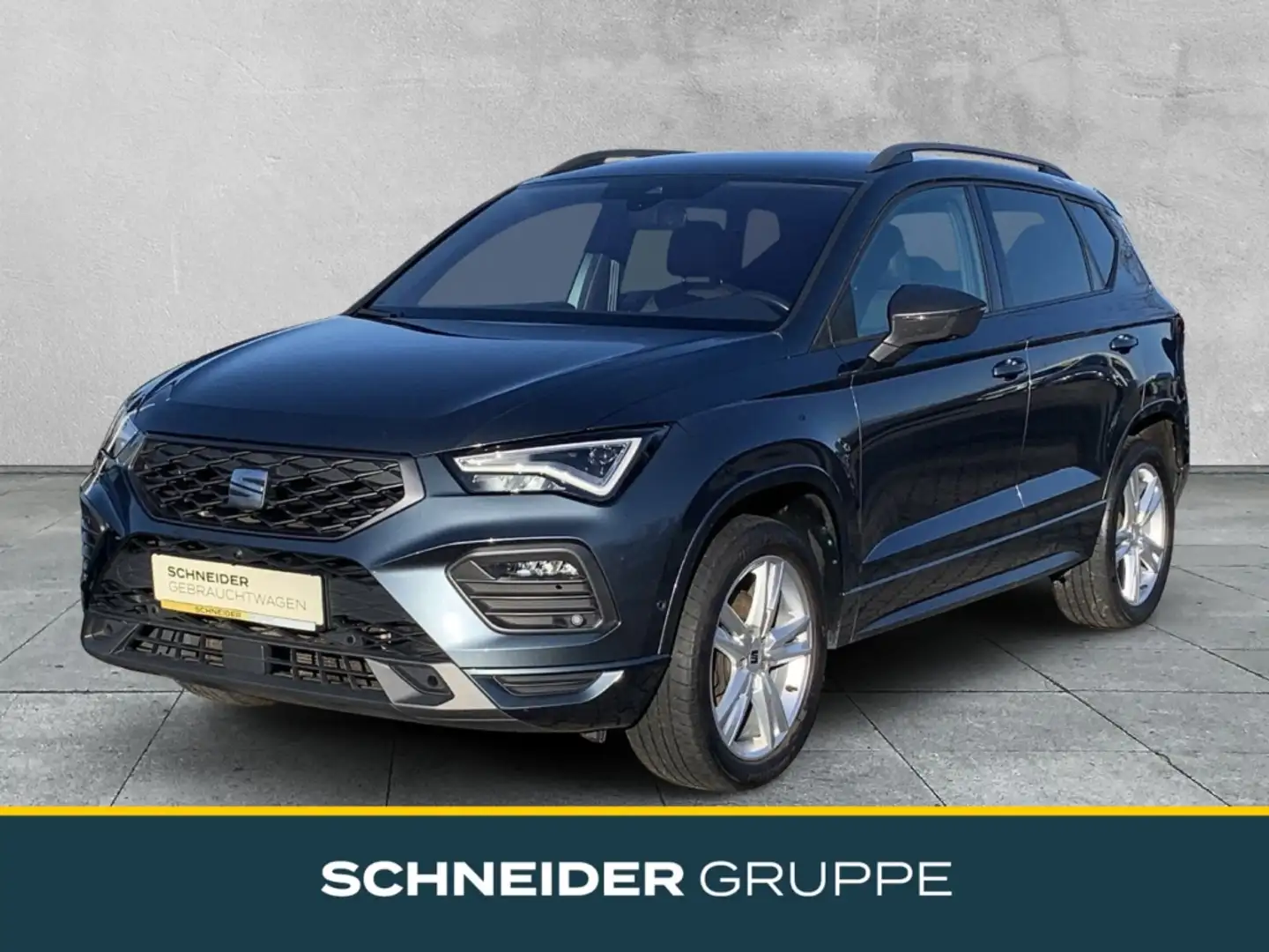 SEAT Ateca 2.0 TSI 4Drive FR AHK+LED+360+DAB+KLIMA Grau - 1