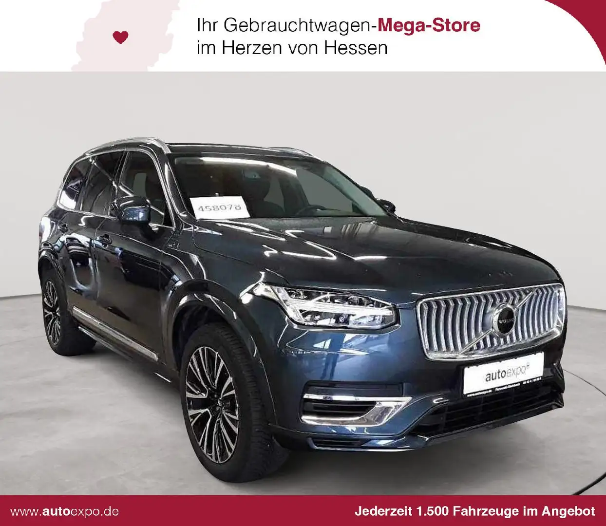 Volvo XC90 XC90 T8 Recharge Core 7 Si. AHK STH LEDER Blau - 1
