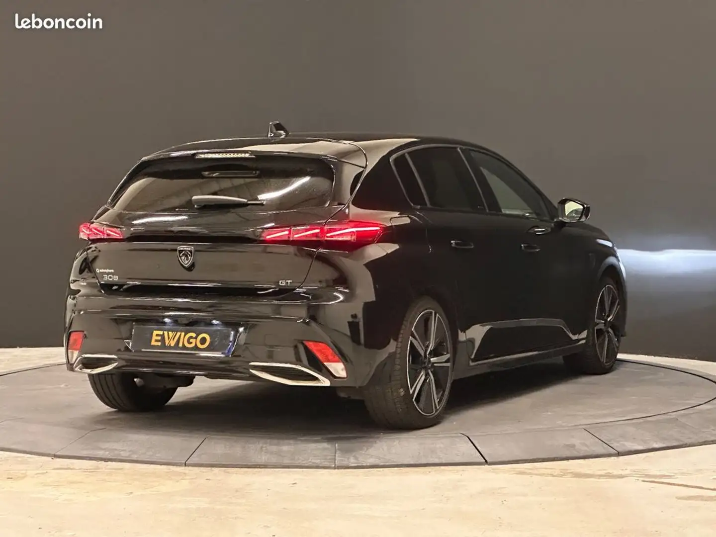 Peugeot 308 gt 130ch eat Noir - 2