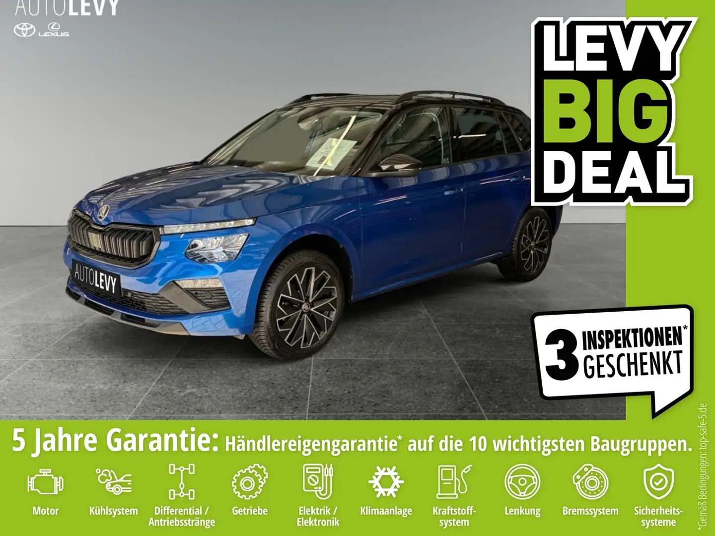 Skoda Kamiq 1.5 TSI Style Black +Allwetter+CarPlay+LED Kék - 1