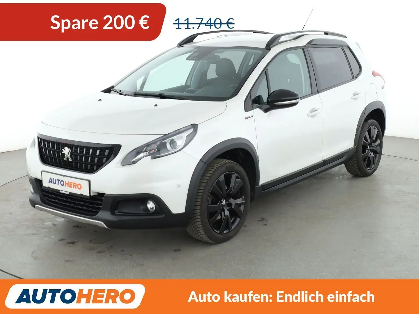 Peugeot 2008 1.2 PureTech Allure*NAVI*TEMPO*CAM*PDC*SHZ* Weiß - 1