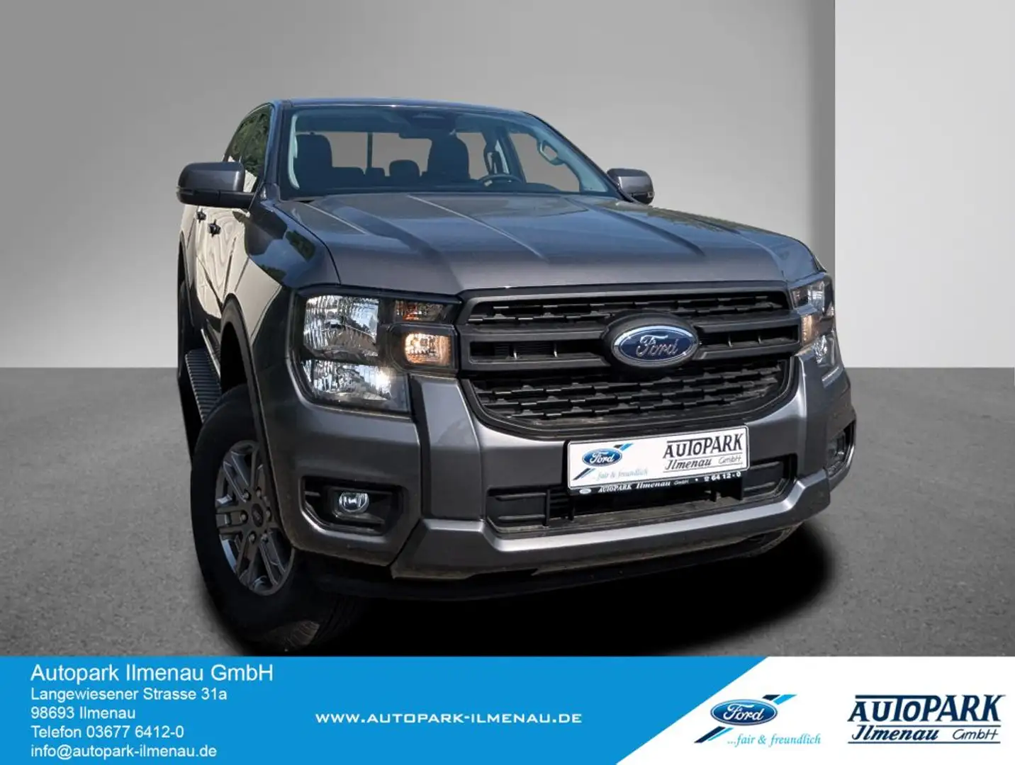 Ford Ranger 2,0 l EcoBlue Doppelkabine XLT Offroad AhzV uvm Grijs - 1