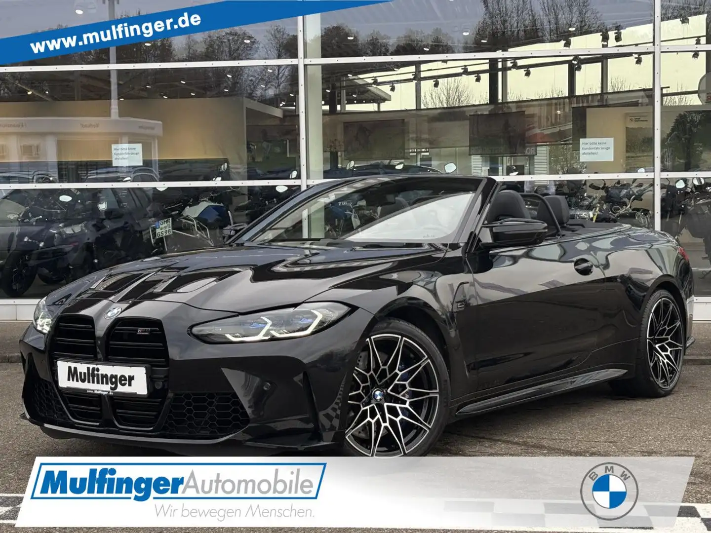 BMW M4 Cabrio xDr.Comp.HUD SuView Laser Sitzbel.H/K Schwarz - 1
