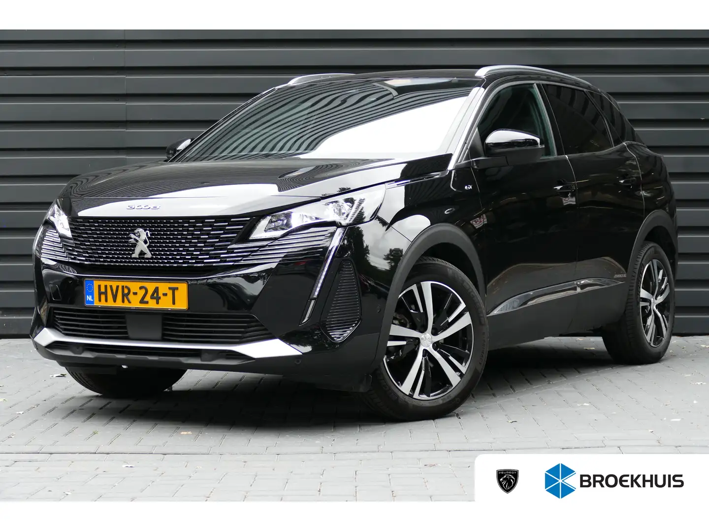 Peugeot 3008 1.2 PURETECH 130PK GT AUTOMAAT / NAVI / CLIMA / PD Zwart - 1