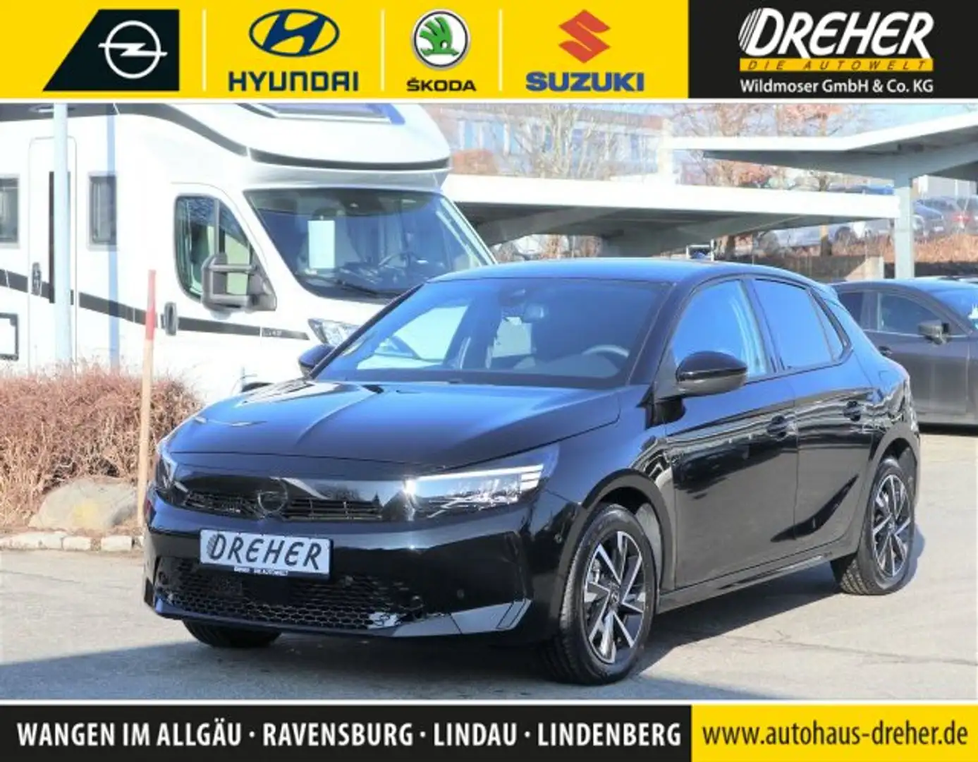 Opel Corsa Corsa GS Plus/NAVI/Rü-Kam/Sitzheiz/ MET / uvm. ! Siyah - 1