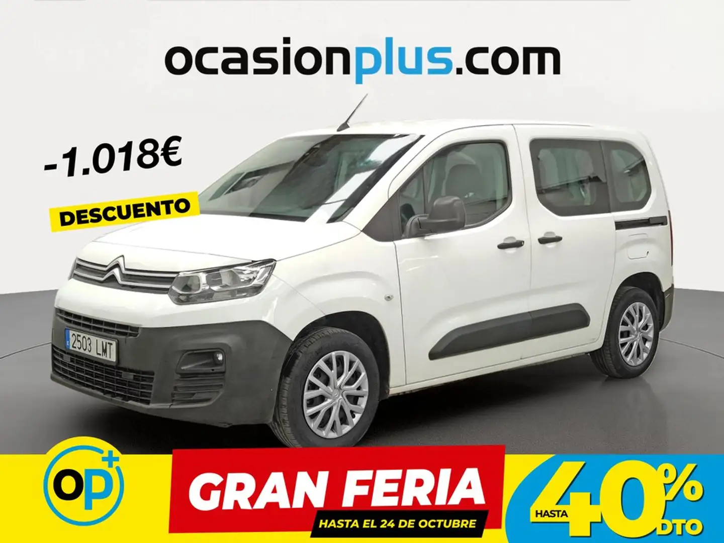 Citroen Berlingo BlueHDi S&S Talla M Live Pack 100 Blanco - 1