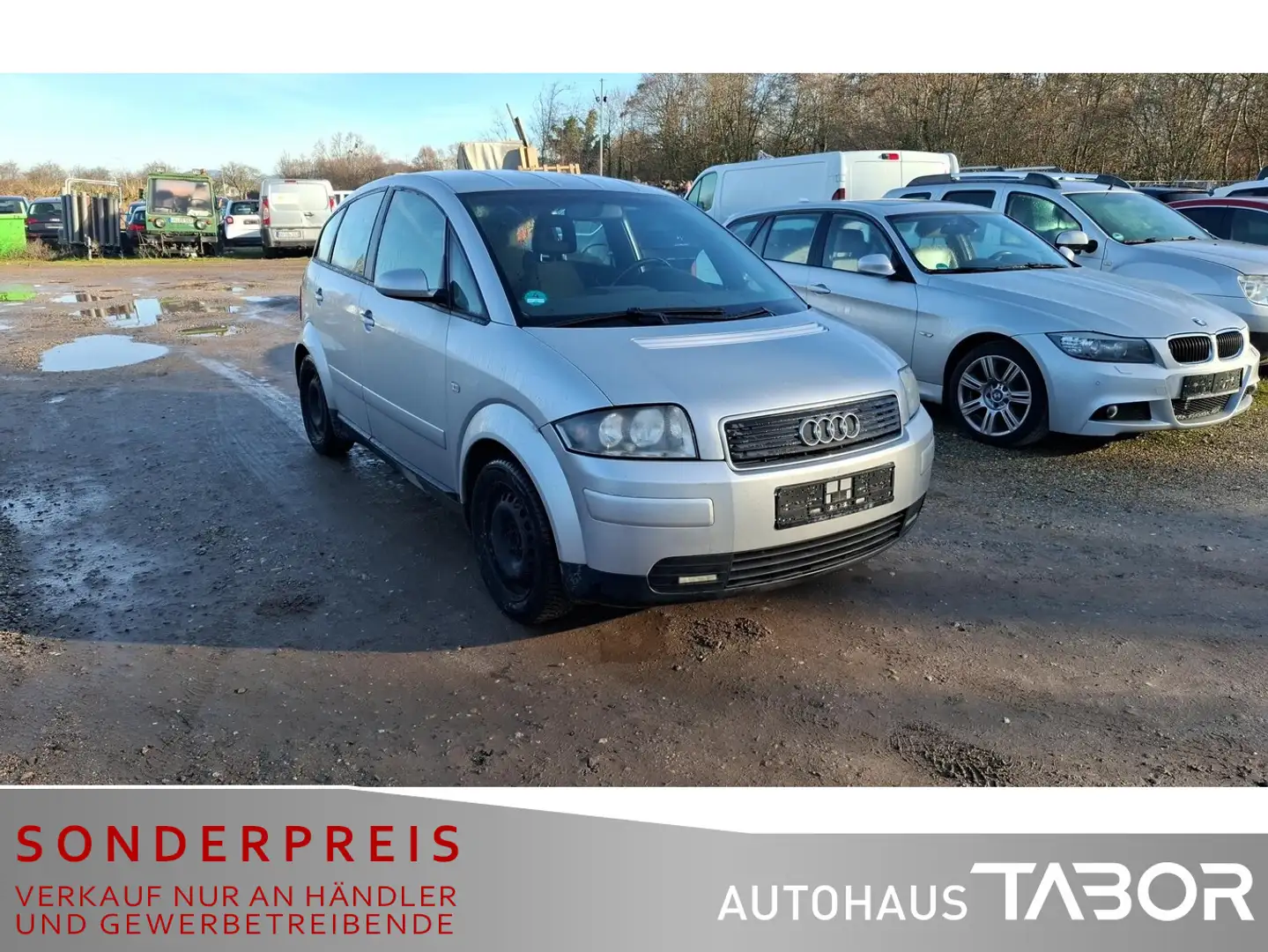 Audi A2 A 2 1.4 Advance LM Sportsitze el. FH TÜV 05.2027 Grau - 2