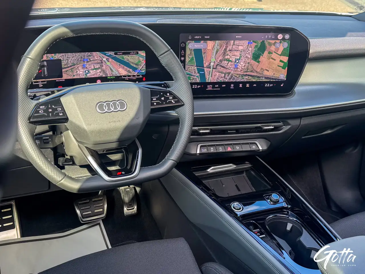 Audi Q3 Sportback 2.0 TDi 150CH*NEW MODEL/S-LINE X2/LED MATRIX FEUX ARRIERE OLED/AUDI RINGS ECLAIREE/TOIT OUVRANT PANORAMIQUE, миниатюра 9
