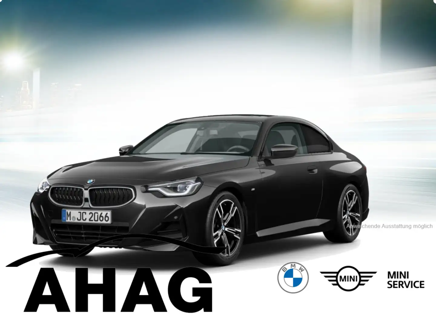 BMW 220 i Steptronic Coupe Navi Glasdach Bluetooth PDC MP3 Schwarz - 2