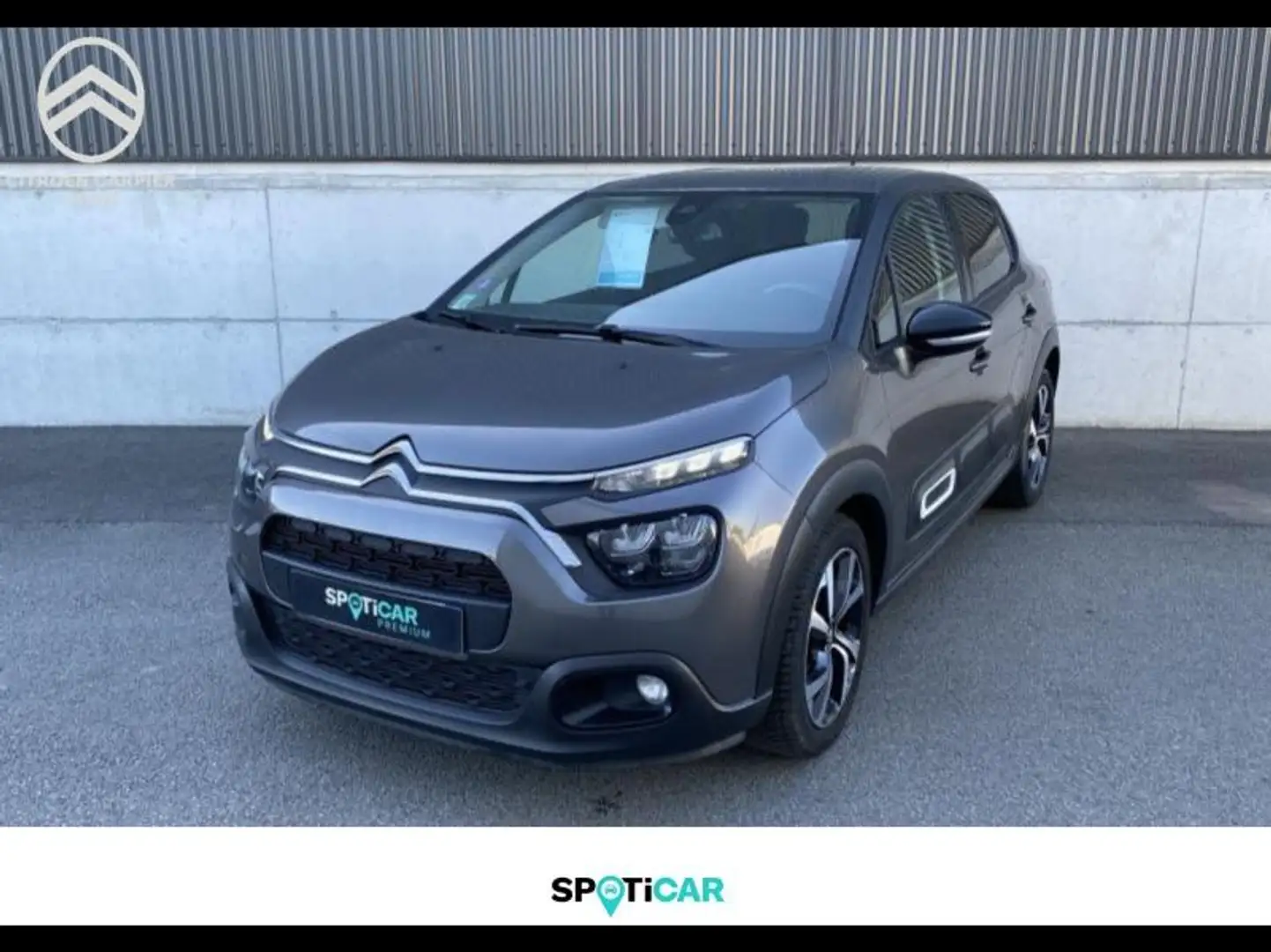 Citroen C3 1.2 PureTech 83ch S\u0026S Shine Gris - 1