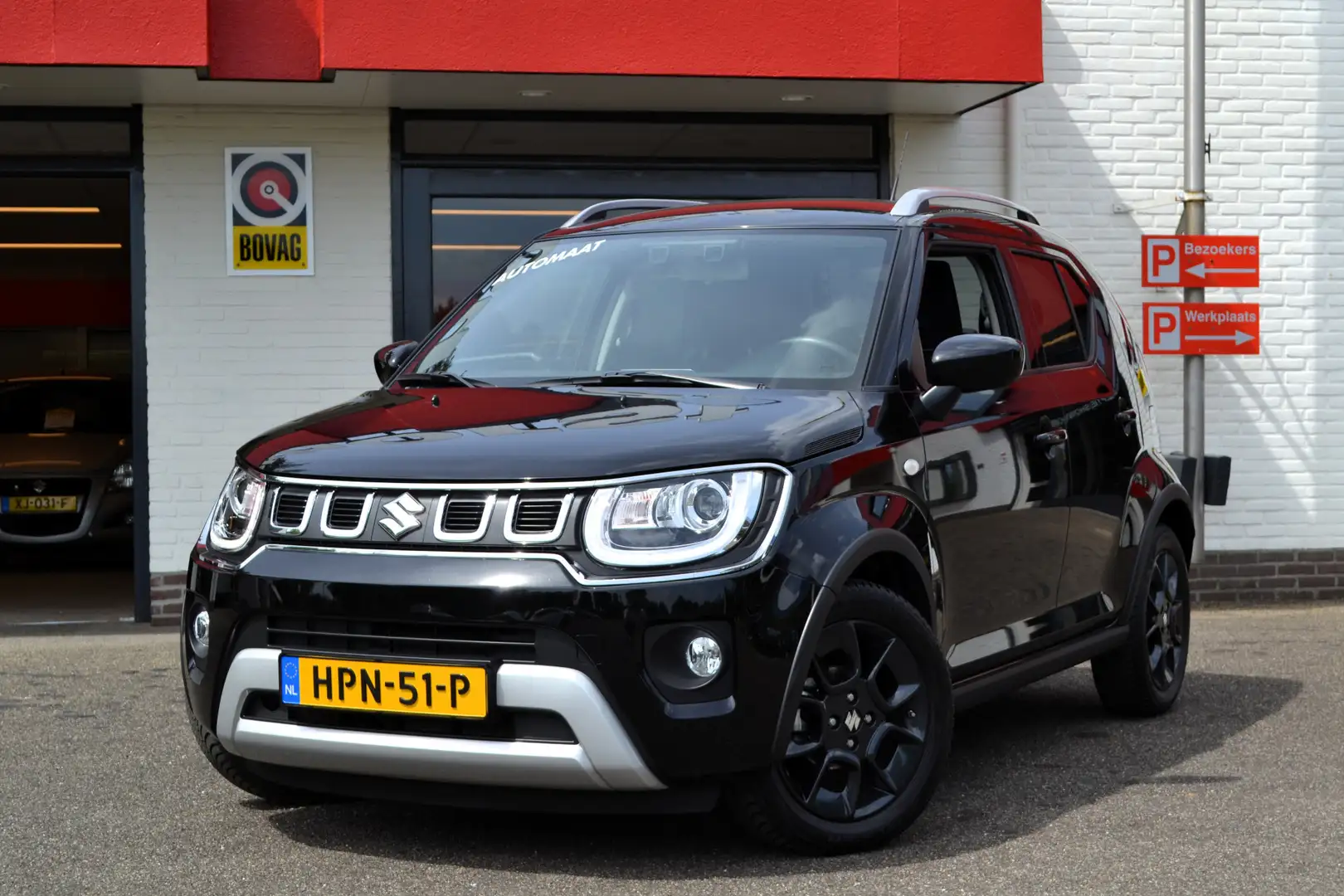 Suzuki Ignis 1.2 Smart Hybrid Automaat, Camera, Airco, LM, Daka Zwart - 1
