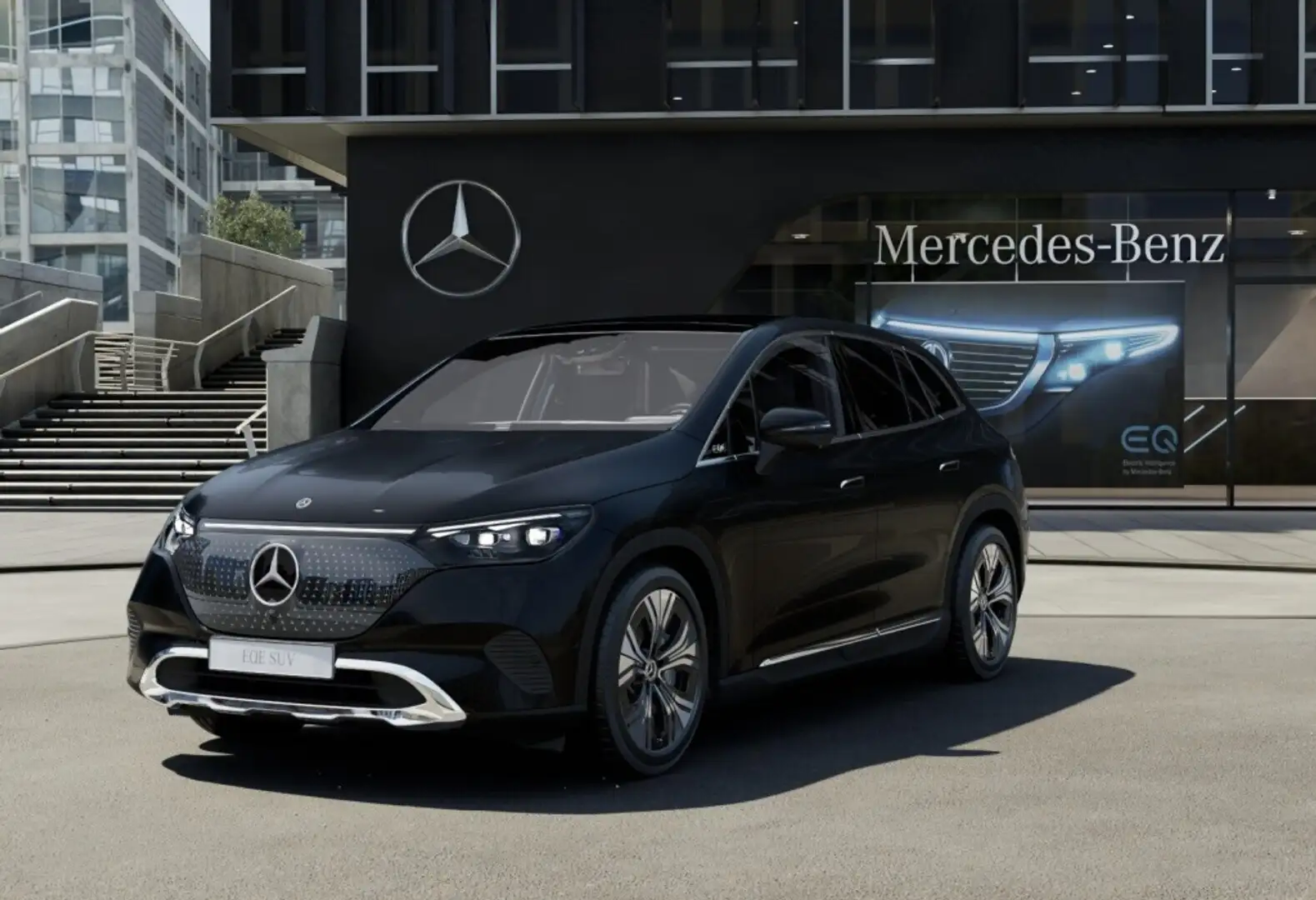 Mercedes-Benz EQE SUV EQE 350+ SUV Burm+Pano+Digital+Distr+Memo+AHK Schwarz - 2