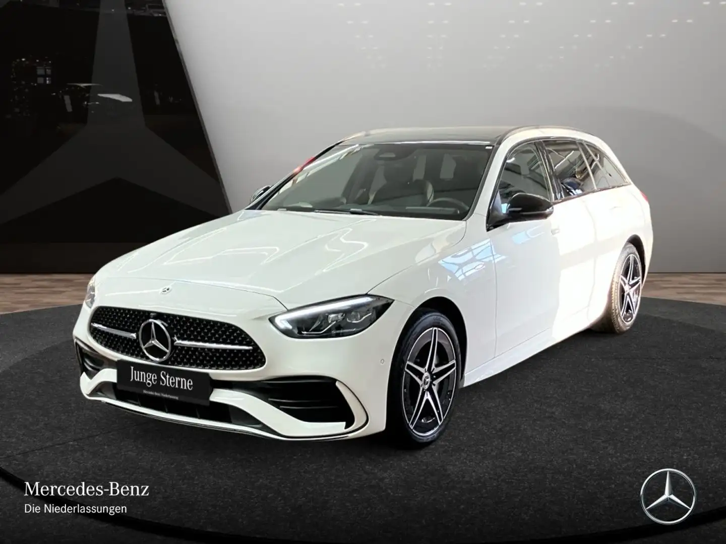 Mercedes-Benz C 300 e T AMG+NIGHT+PANO+360+LED+TOTW+KEYLESS+9G Weiß - 2