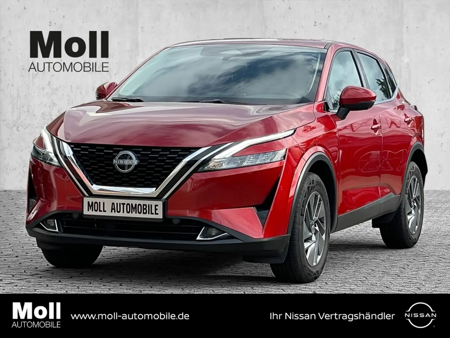 Nissan Qashqai Acenta 1.3 DIG-T MHEV EU6d Navi 360 Kamera LED App Piros - 1