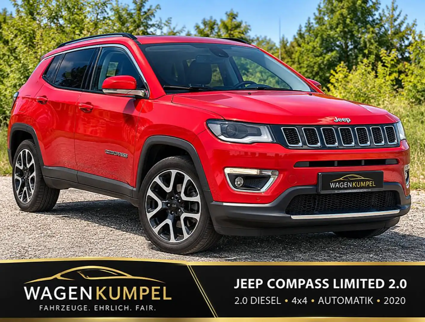 Jeep Compass Limited 4WD 2.0 MultiJet 9AT Rot - 1