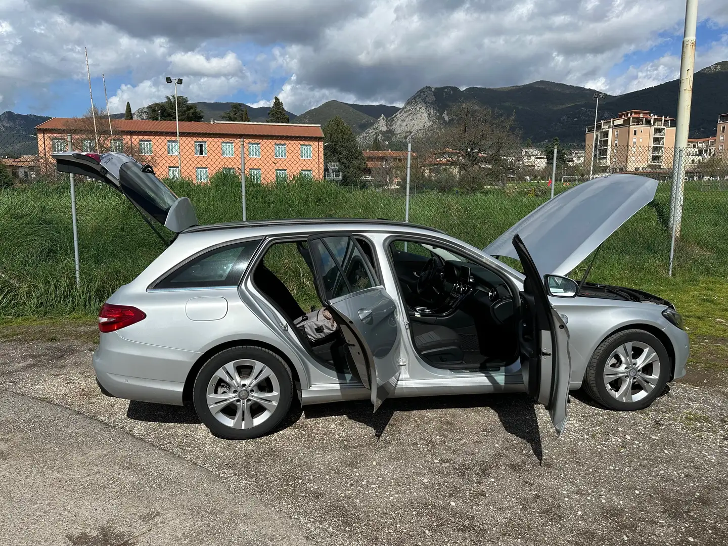 Mercedes-Benz C 200 C SW 200 d (bt) Premium auto Argent - 1