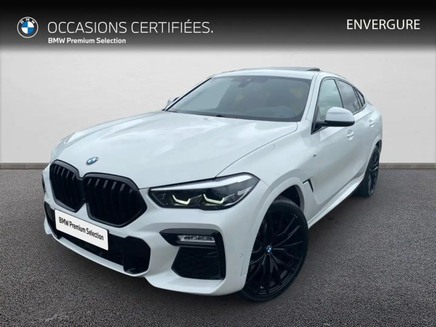 BMW X6 xDrive 40dA 340ch M Sport Blanc - 1