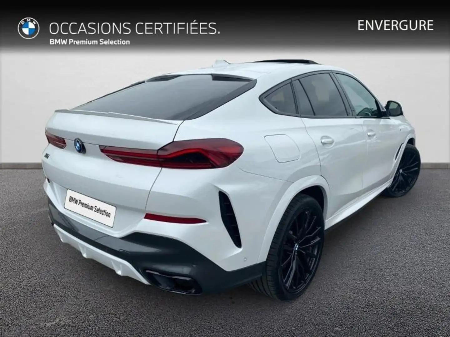 BMW X6 xDrive 40dA 340ch M Sport Blanc - 2