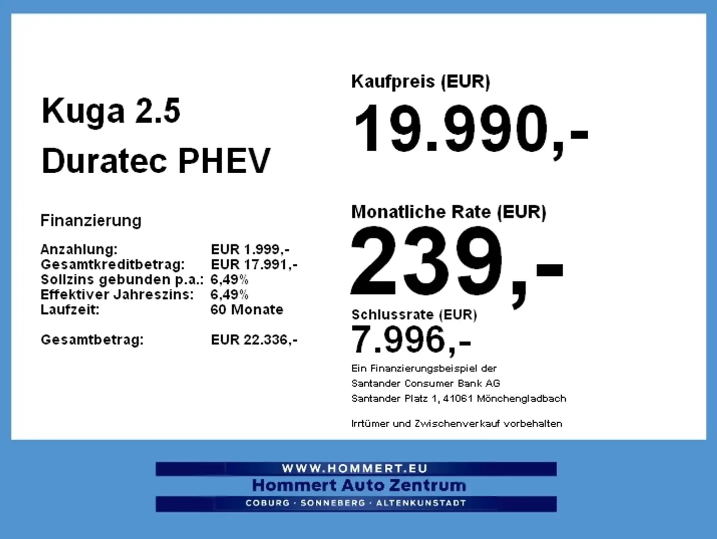 Ford Kuga 2.5 Duratec PHEV ST-Line X Navi Kamera Parkp Blauw - 2