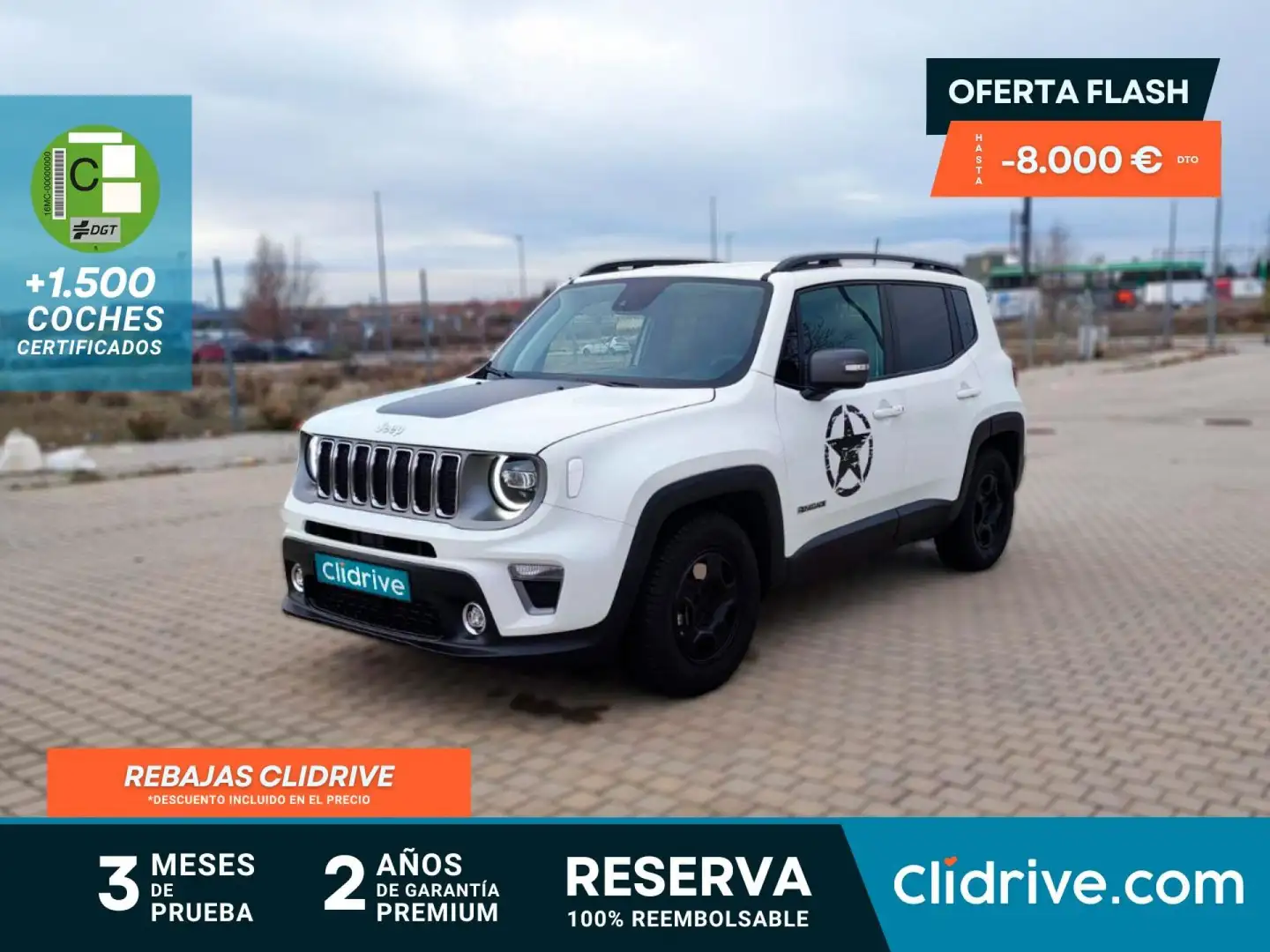 Jeep Renegade 1.3 Limited 4x2 DDCT Blanco - 1
