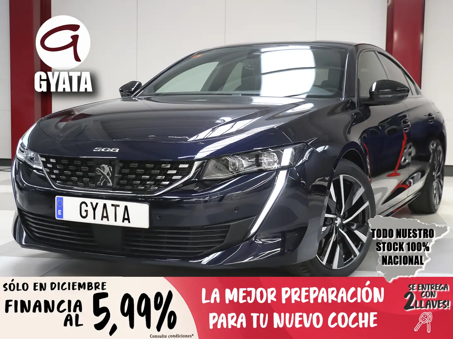 Peugeot 508 Hybrid 225 GT e-EAT8 Azul - 1