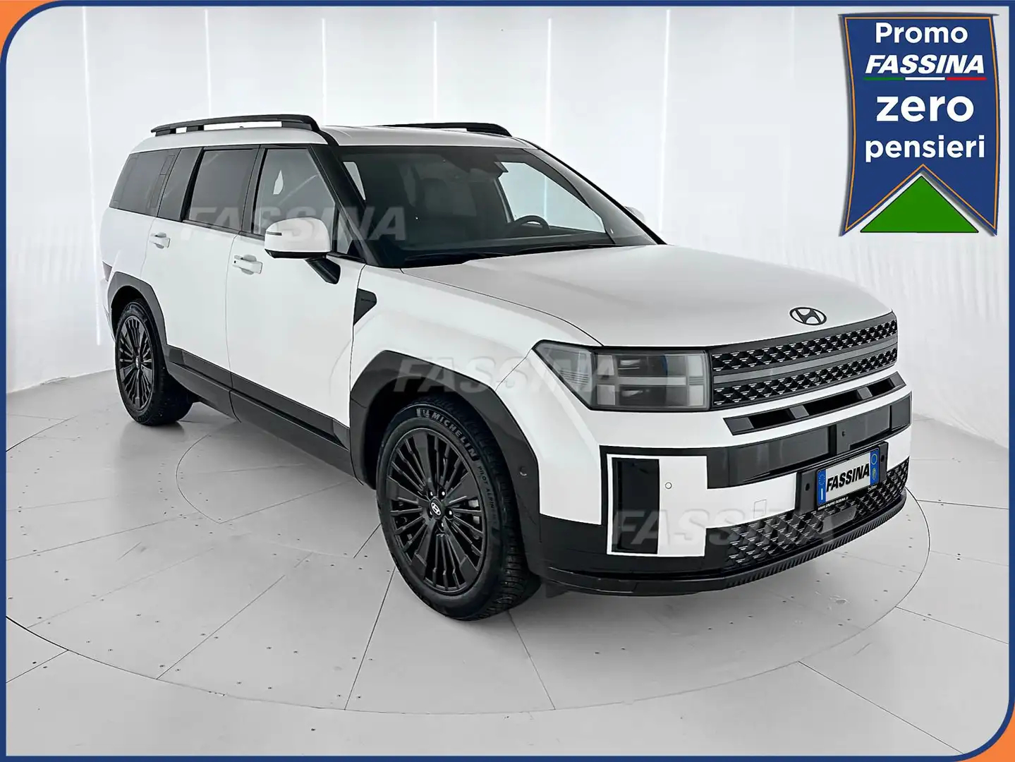 Hyundai SANTA FE 1.6 T-GDi HEV 2WD AT 5 posti XCLASS Bianco - 1