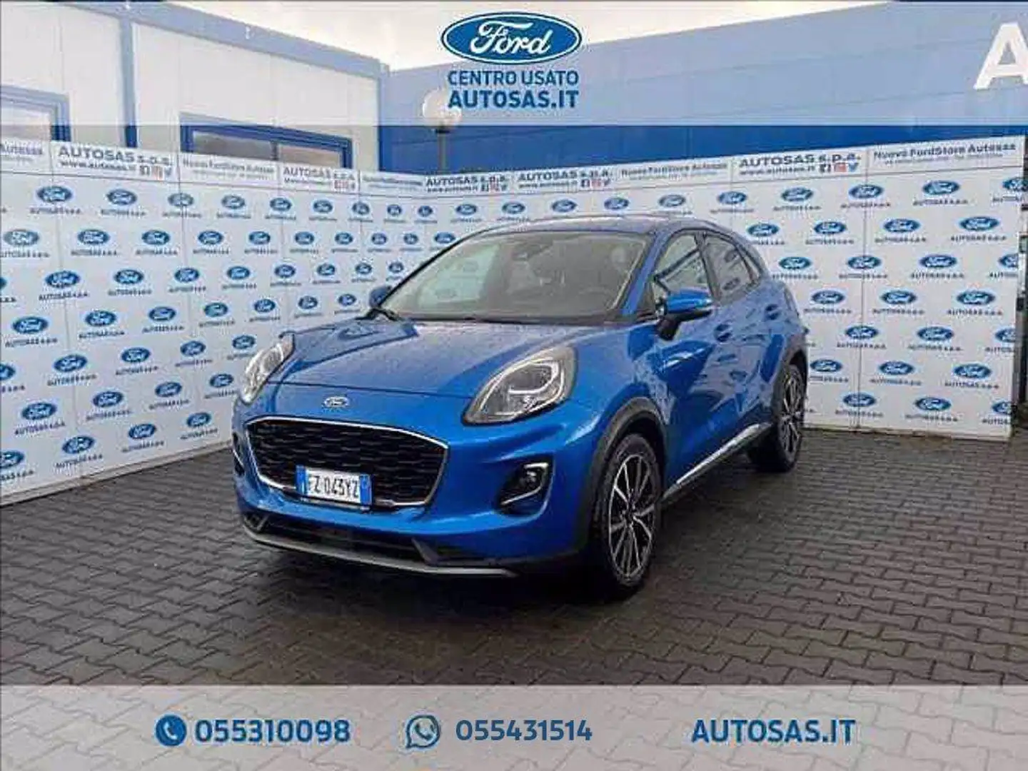 Ford Puma 1.0 EcoBoost Hybrid 125 CV S&S Titanium Blu/Azzurro - 1