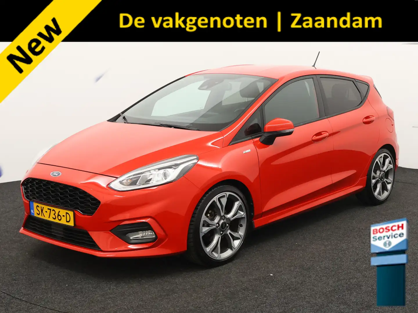 Ford Fiesta 1.0 EcoBoost ST-Line carplay, bluetooth, airco, cr Rosso - 1