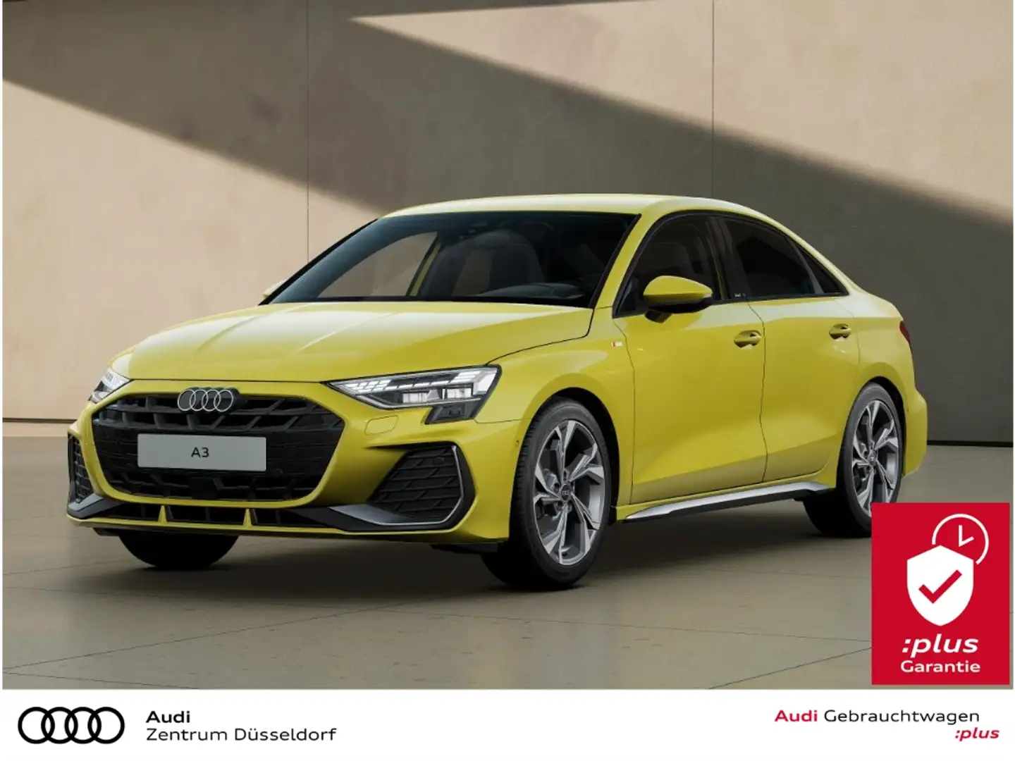 Audi A3 Limousine 35 TFSI S line Anschlussgarantie 3 Jahre Jaune - 1