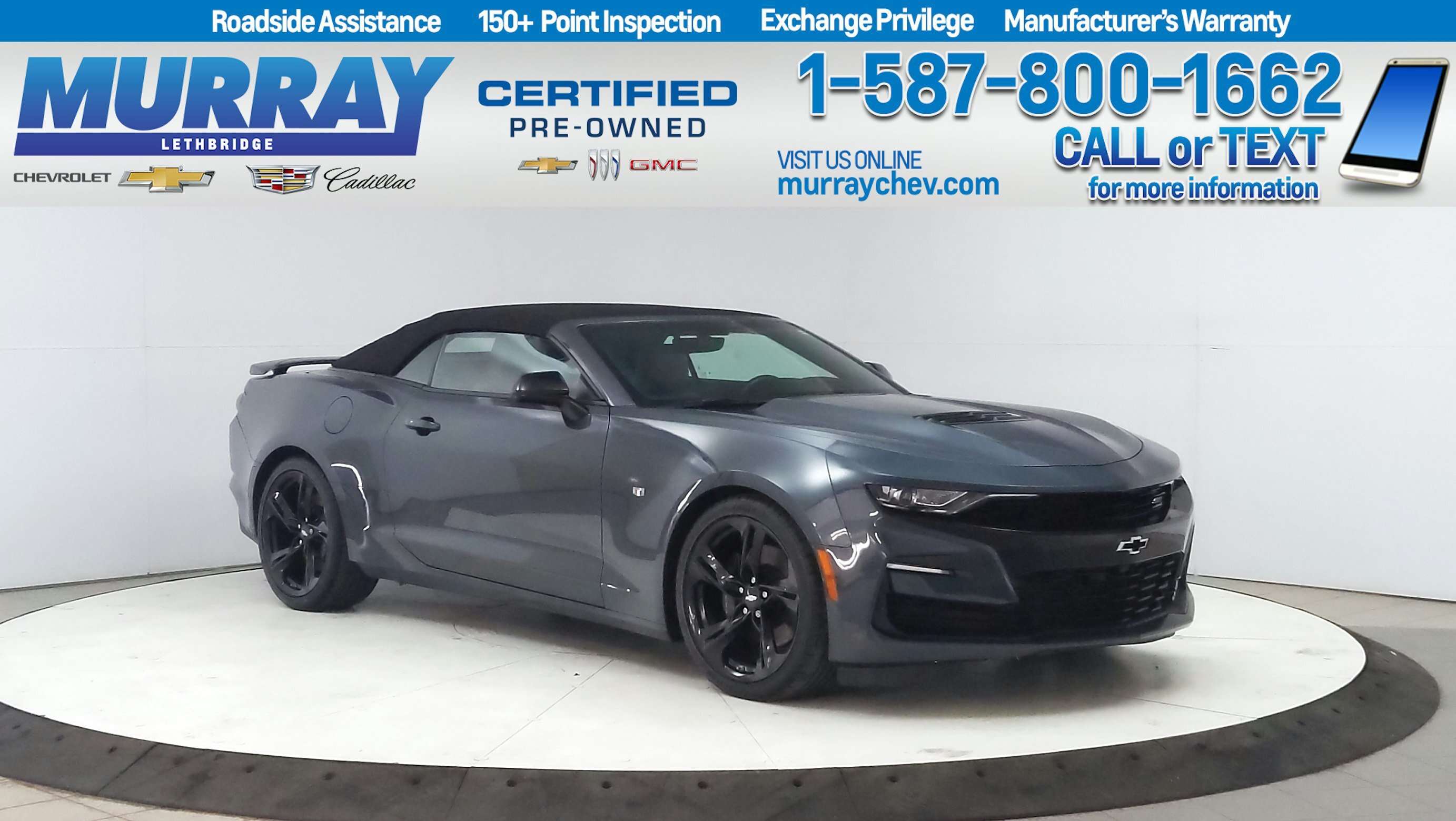 2019 Chevrolet Camaro 2SS Convertible | 6.2L V8 | HUD | Bose | Heated