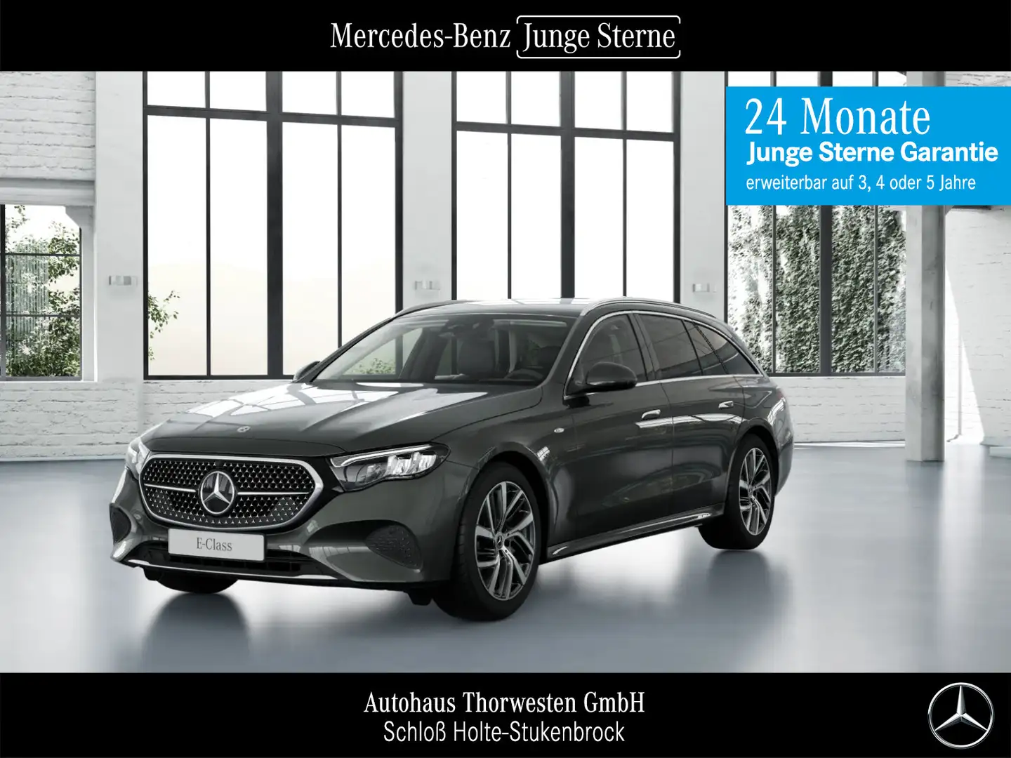 Mercedes-Benz E 300 E 300 e T SUPERSCREEN AHK EQ DISTRONIC LED MBUX Grau - 1