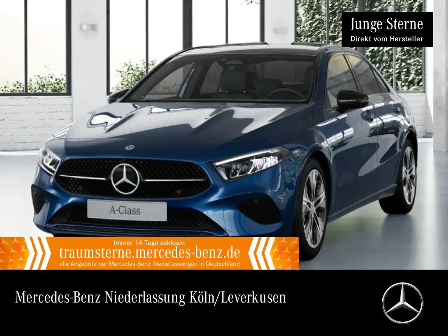 Mercedes-Benz A 250 e Lim PROGRESSIVE+NIGHT+PANO+LED+BURMESTER Blau - 1