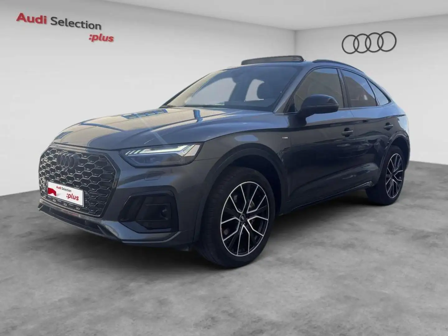 Audi Q5 40 TDI quattro-ultra Black line S tronic 150kW Gris - 1