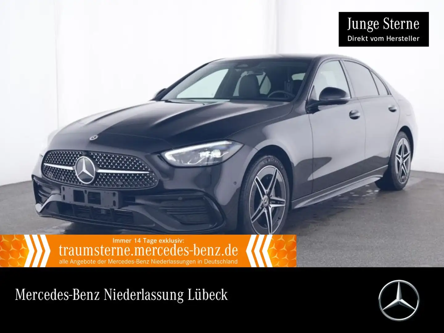 Mercedes-Benz C 300 e AMG+NIGHT+LED+KAMERA+KEYLESS+9G Schwarz - 1