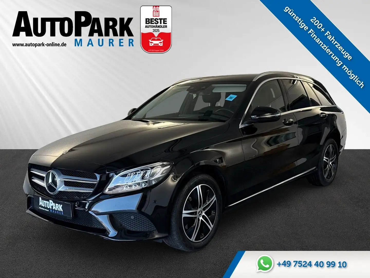 Mercedes-Benz C 200 T d Avantgarde*AHK*LED*Klappe Schwarz - 1