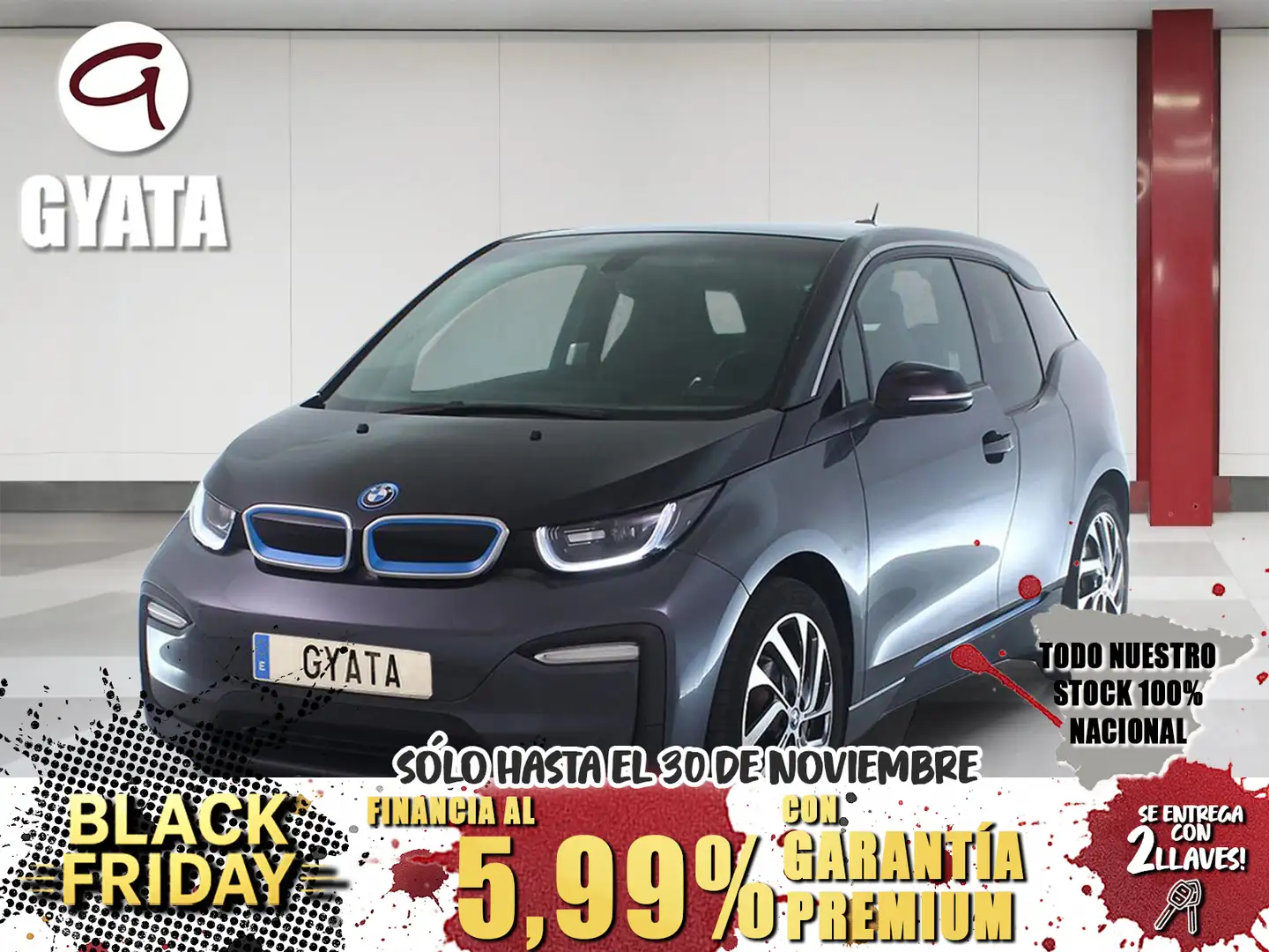 BMW i3 120Ah Gris - 1