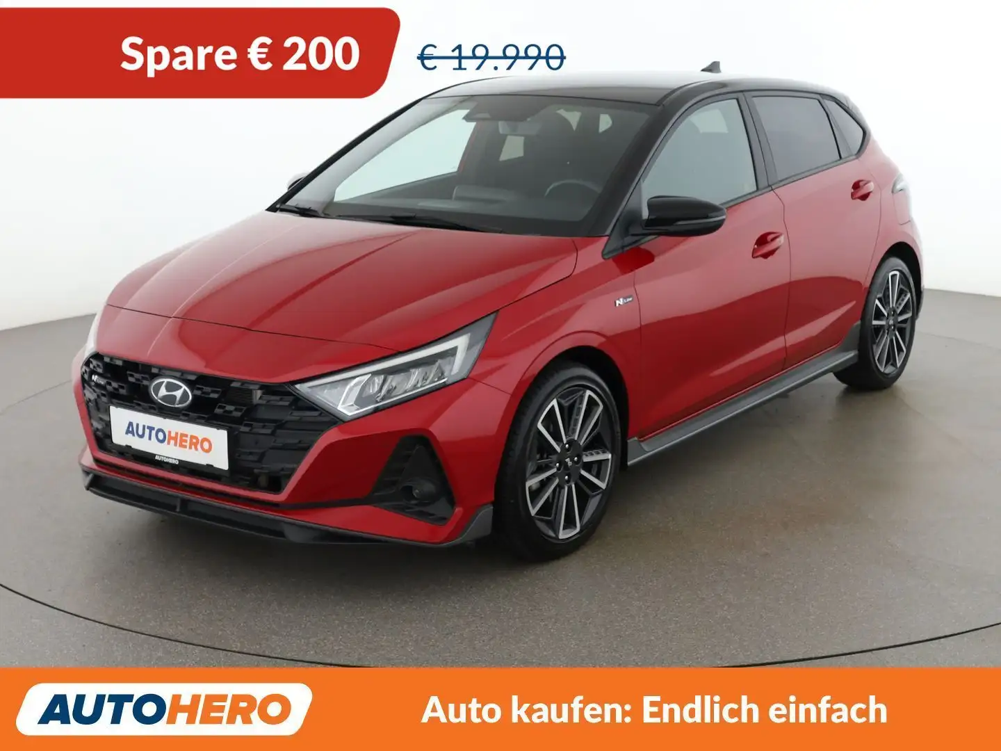 Hyundai i20 1.0 T-GDI Mild-Hybrid N Line Rot - 1
